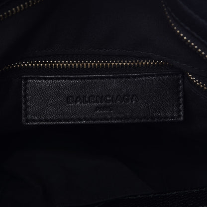 Balenciaga Chevre Silver Metallic Edge Hardware Town Black 7 of 8