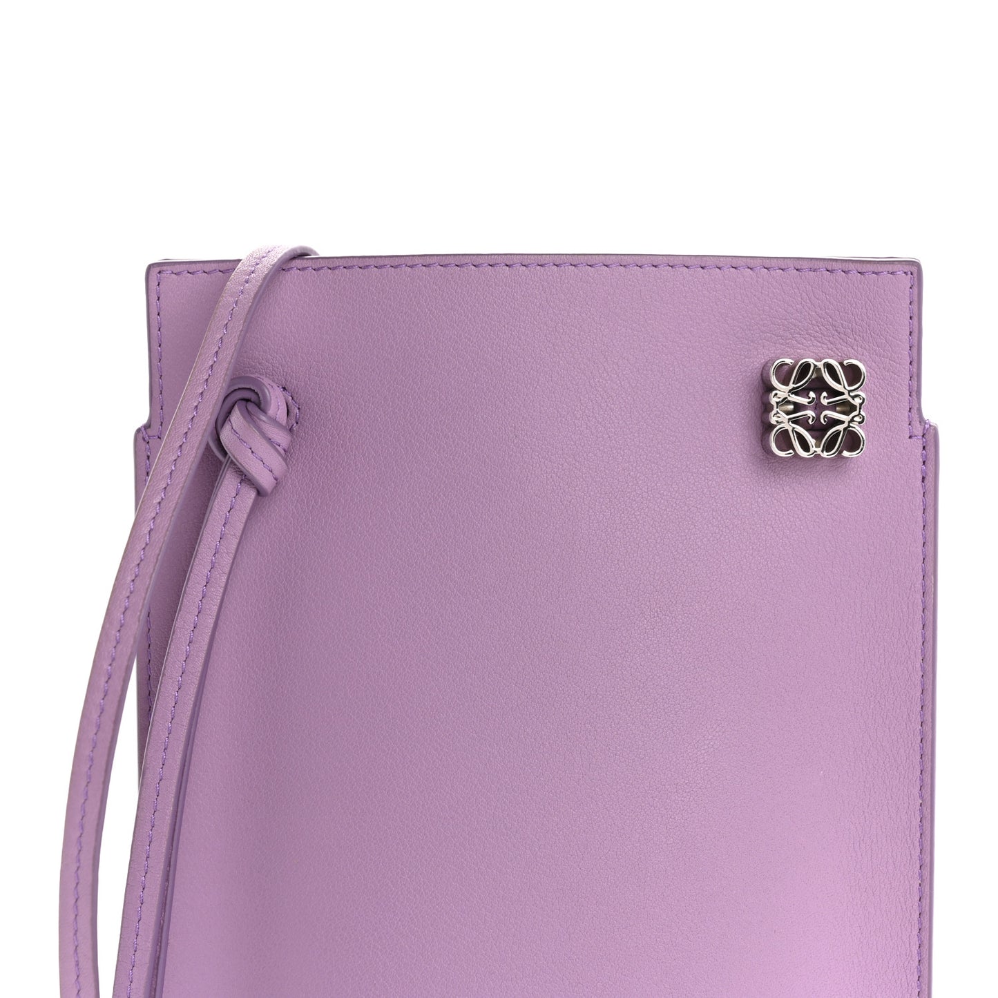 Smooth Calfskin Dice Pocket Purple