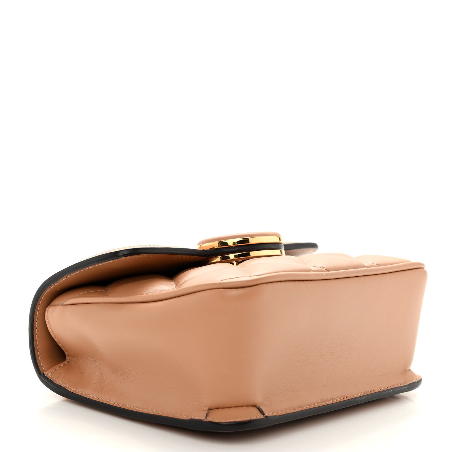 Gucci Calfskin Quilted Mini Deco Shoulder Bag Camelia 4 of 10