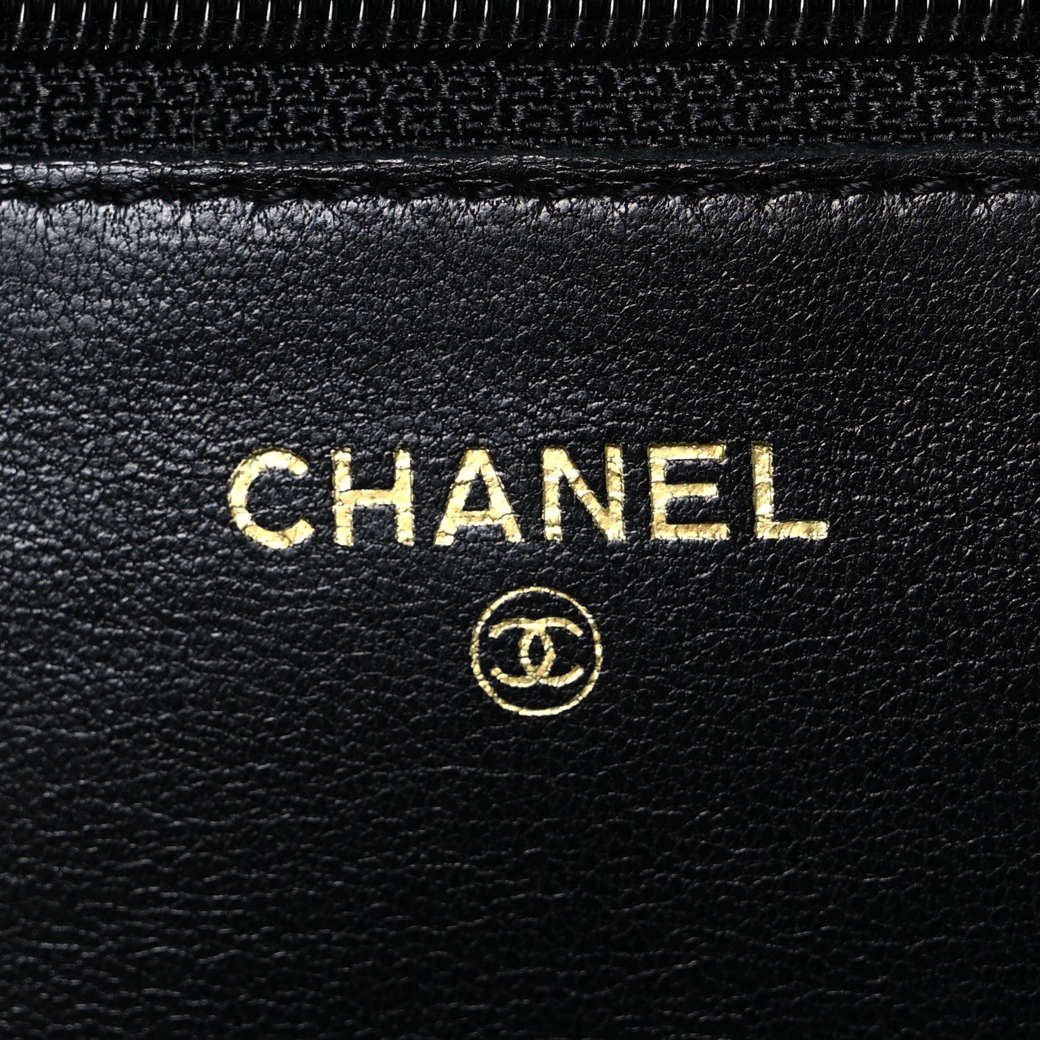 Chanel Lambskin Quilted Wallet On Chain WOC Black 6 of 13