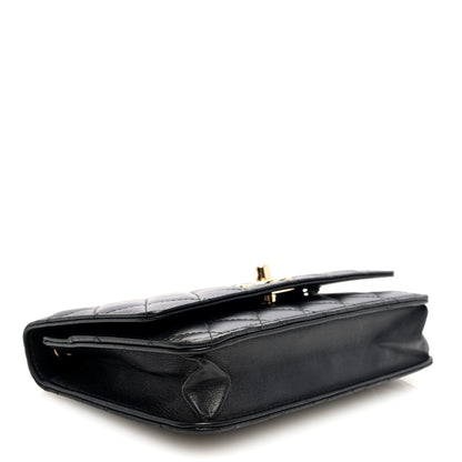Chanel Lambskin Quilted Trendy CC Wallet On Chain WOC Black 4 of 10
