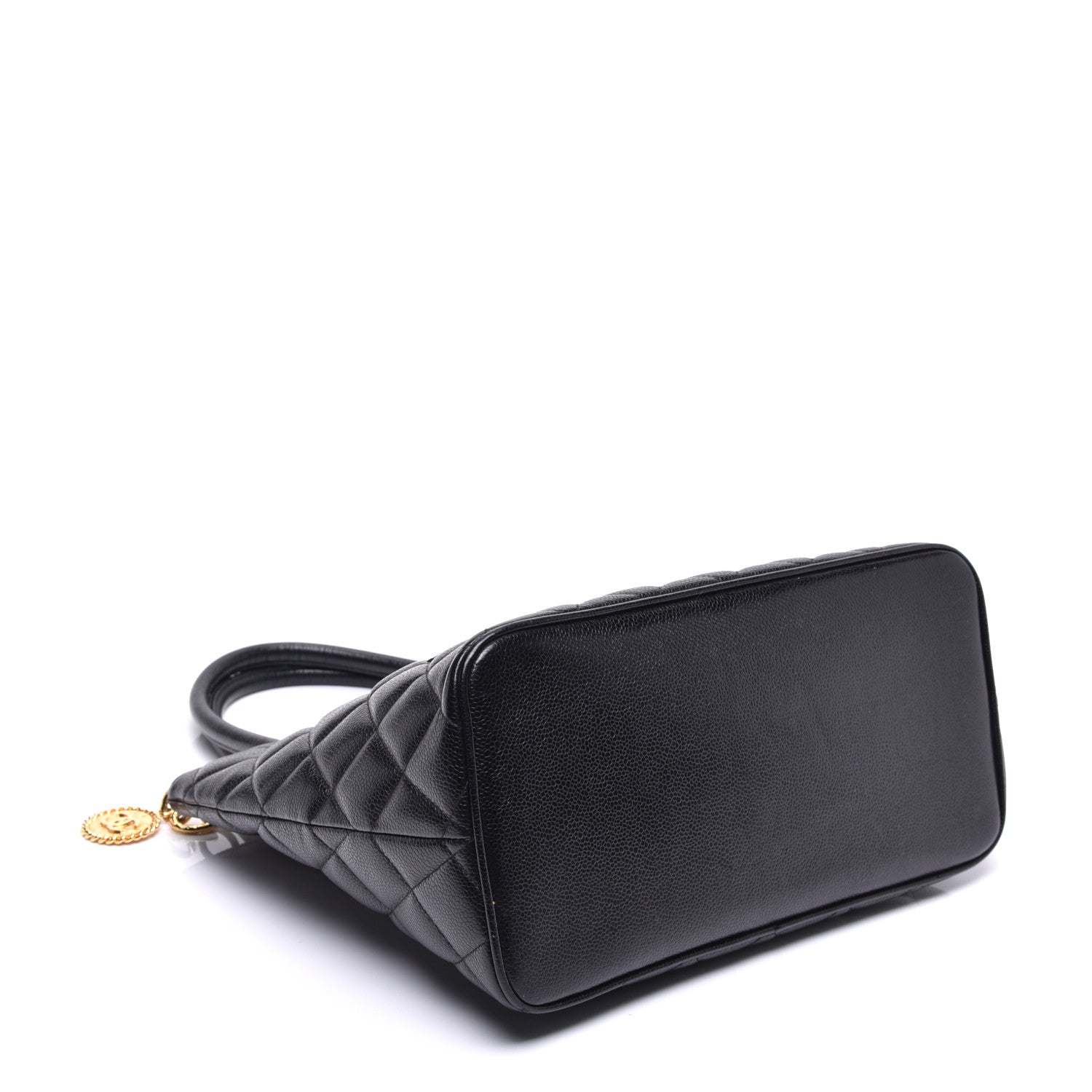 Chanel Caviar Quilted Medallion Tote Black 4 of 10