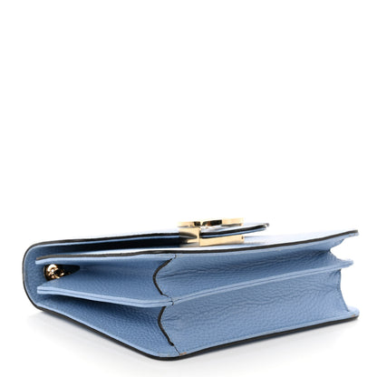 Gucci Dollar Calfskin Small Interlocking G Shoulder Bag Mineral Blue 4 of 11