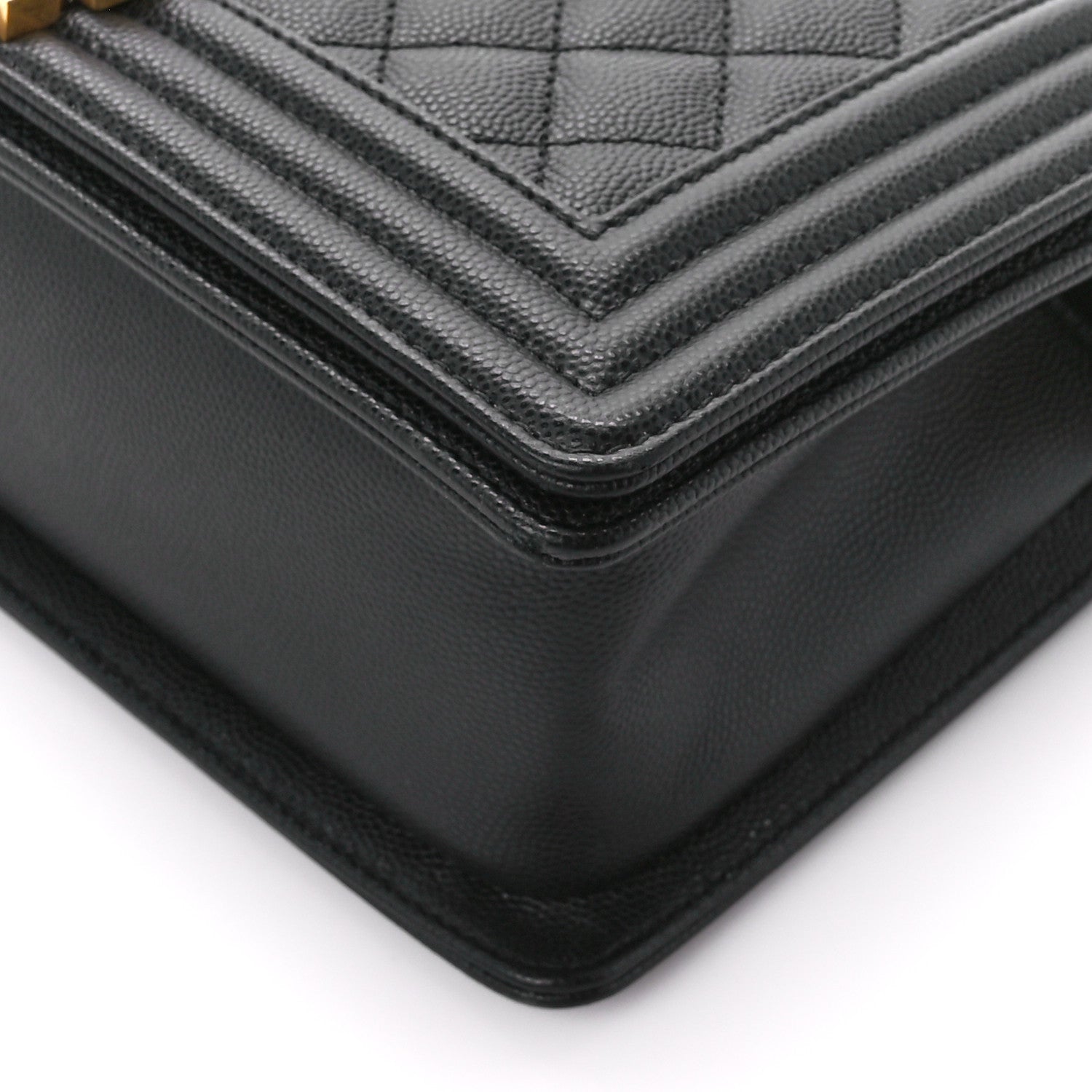 Chanel Caviar Quilted Medium Boy Flap Black 10 of 11