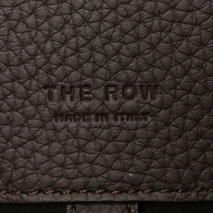 The Row Matte Grained Calfskin Margaux Shoulder 12 Deep Brown 6 of 9