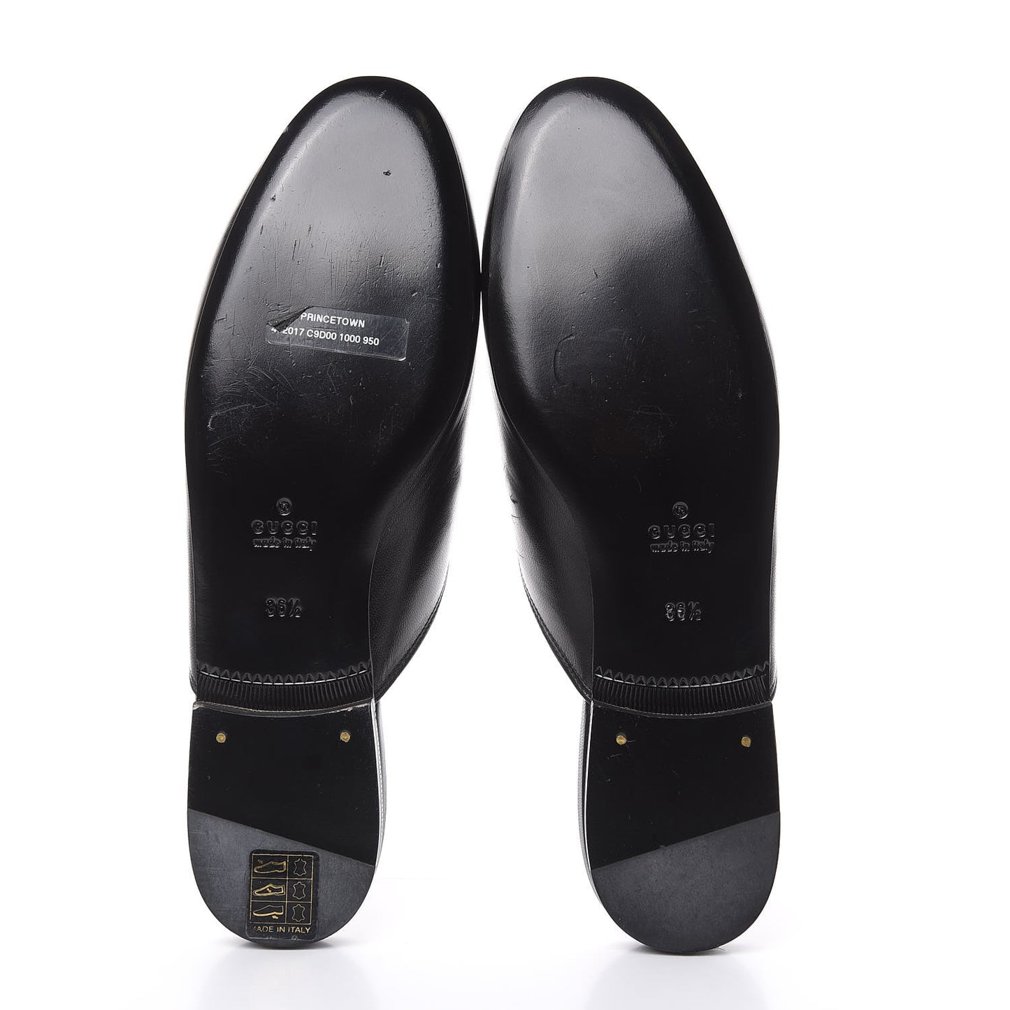 Malaga Kid Crystal Embroidered Womens Princetown Slippers 36.5 Black
