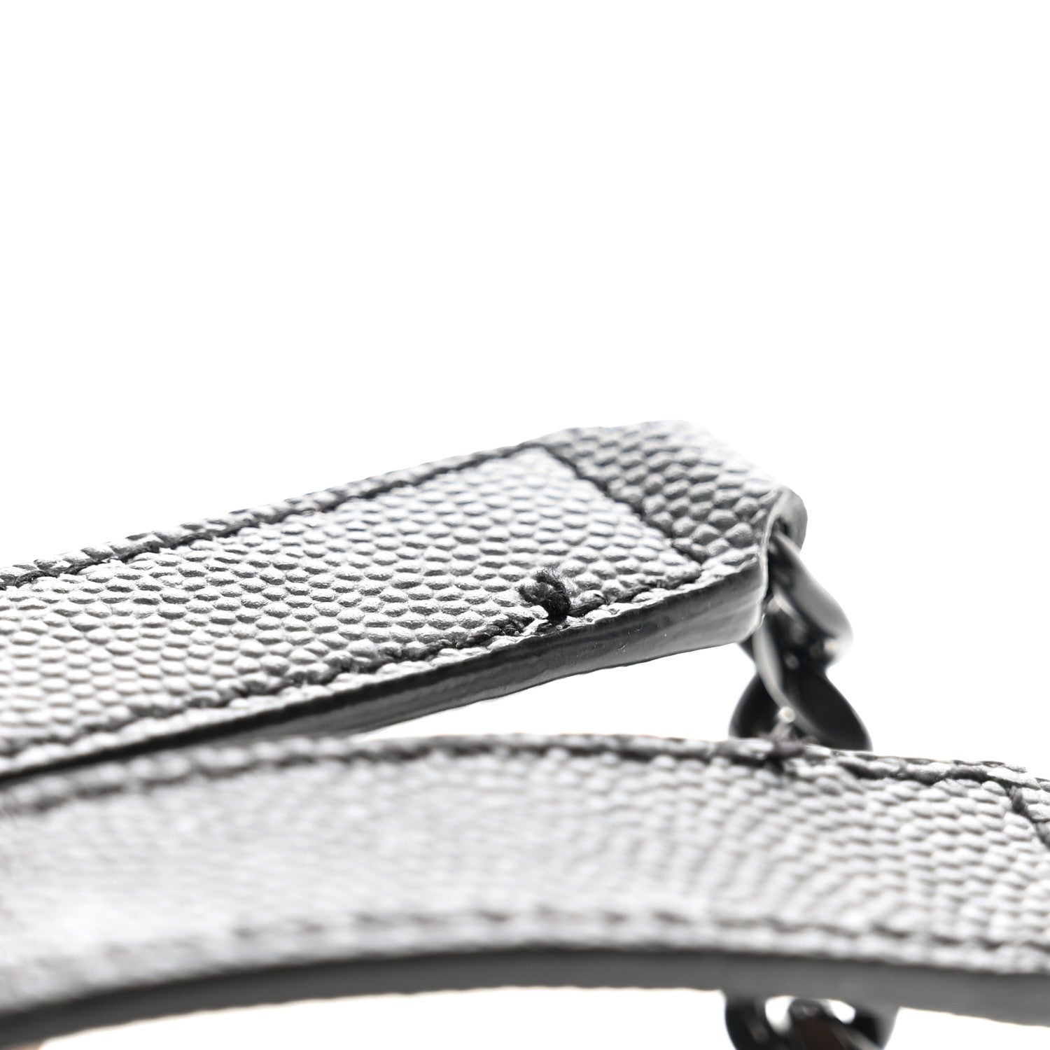 Saint Laurent Grain De Poudre Textured Mixed Matelasse Triquilt Medium Monogram Monochrome Satchel Black 11 of 12