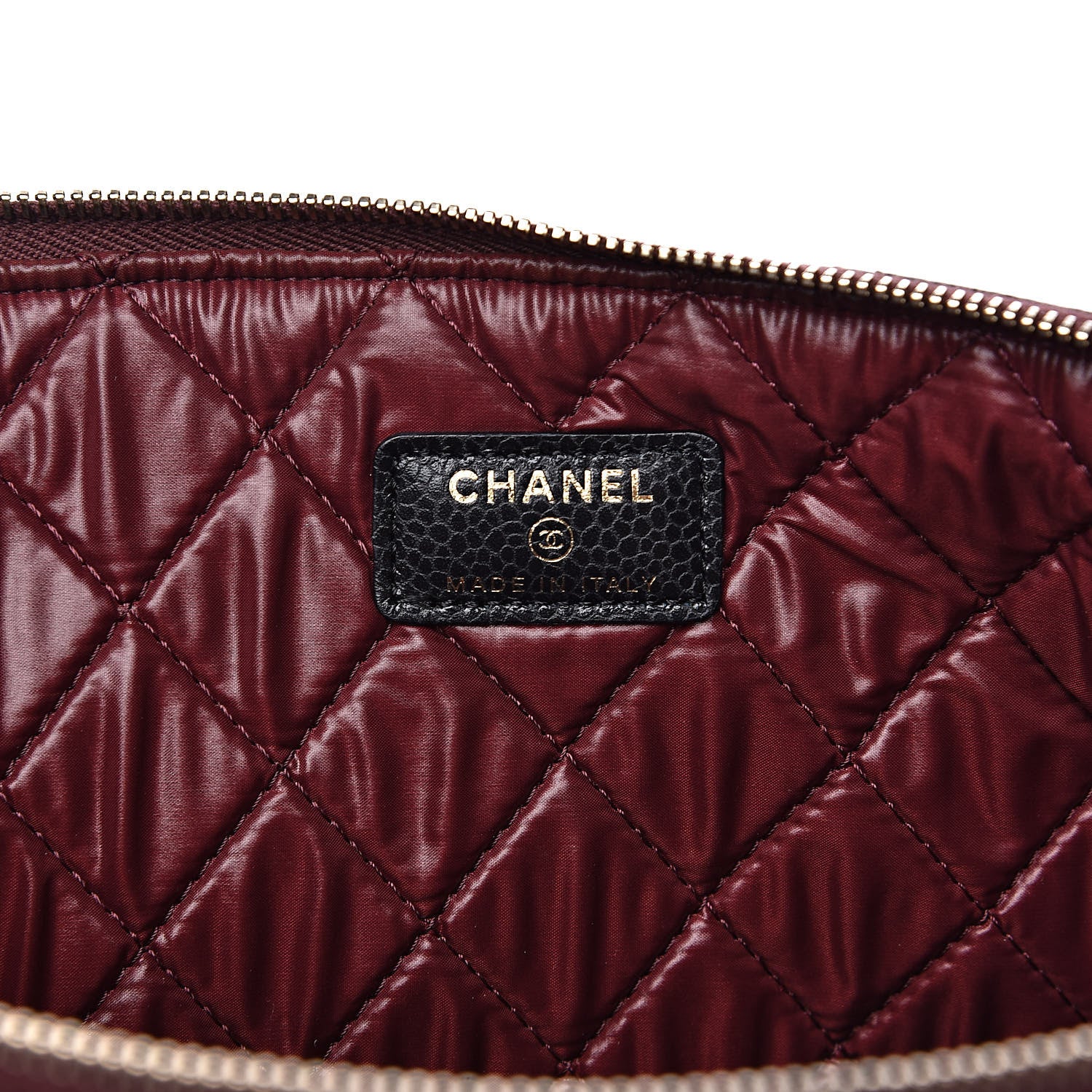 Chanel Caviar Quilted Large Cosmetic Case Black 6 of 10