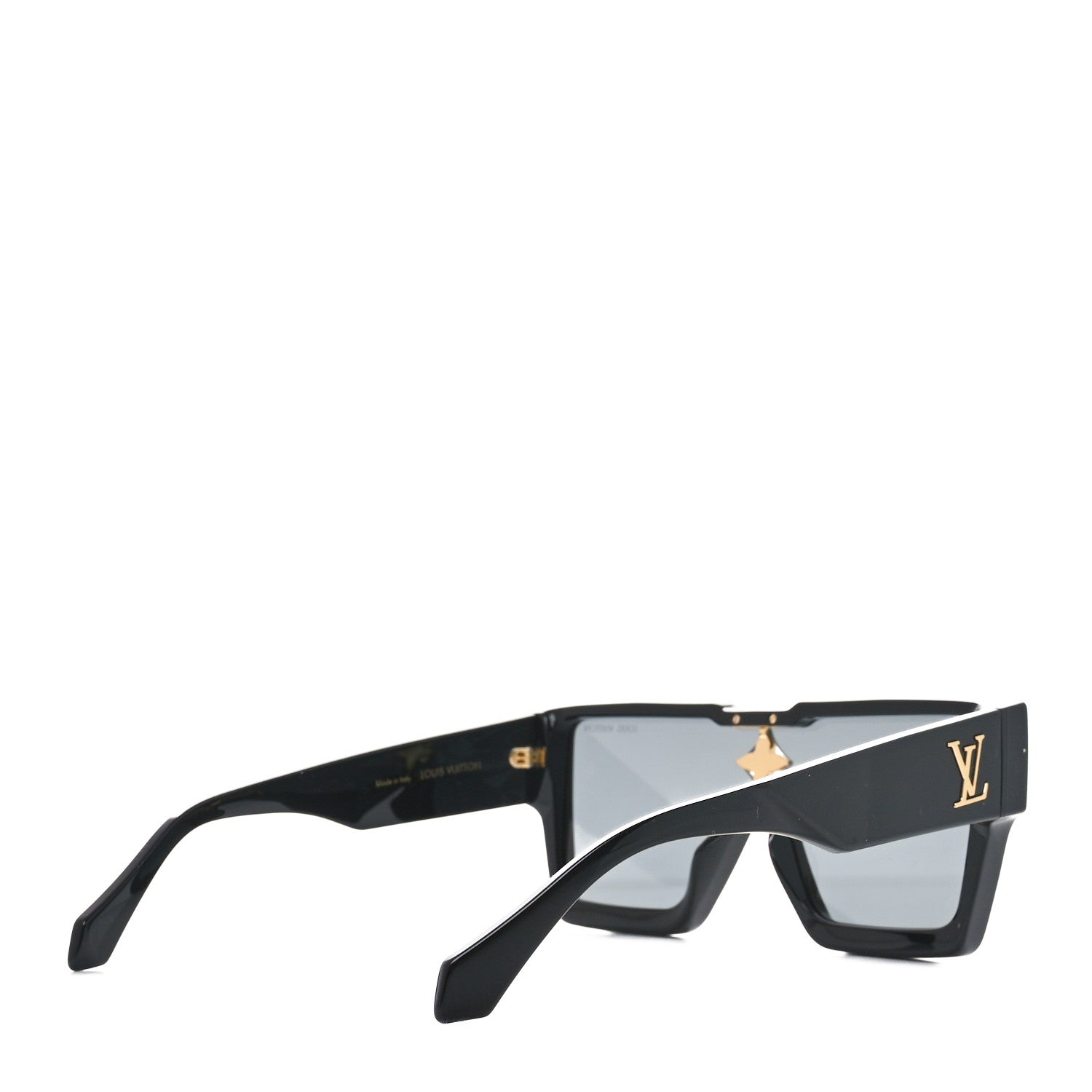 Louis Vuitton Acetate Swarovski Crystal Cyclone Sunglasses Z1547W Black 4 of 8