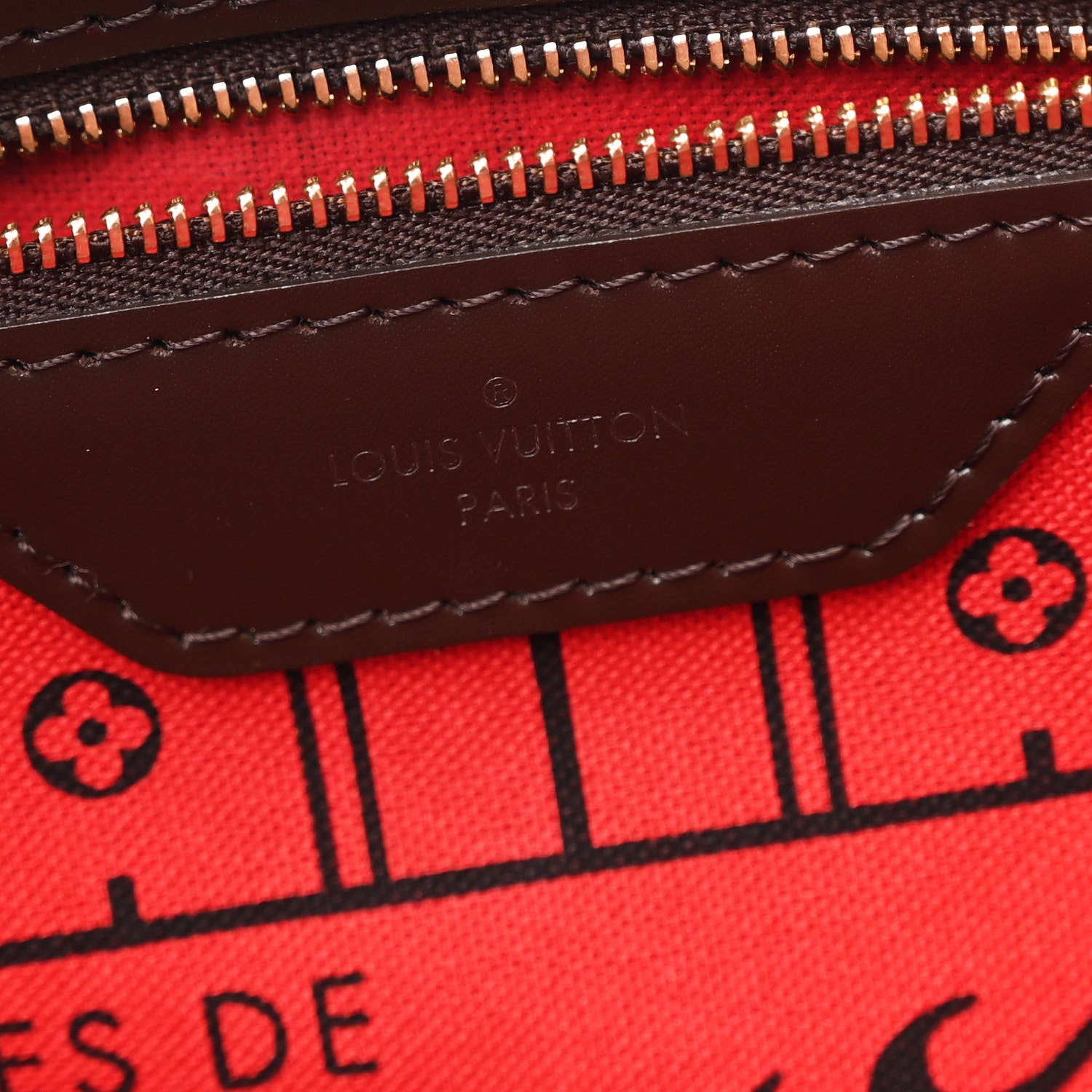 Louis Vuitton Damier Ebene Neverfull GM 6 of 9