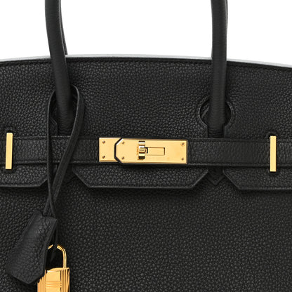 Hermes Togo BIRKIN 30 Black 7 of 10