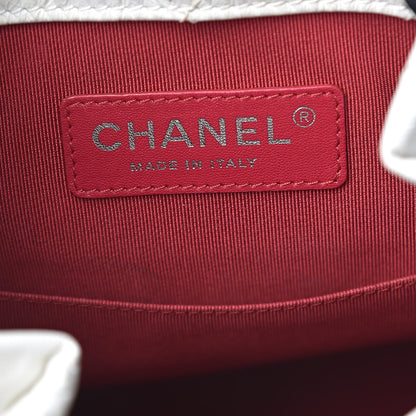 Chanel Aged Calfskin Quilted Small Gabrielle Backpack Black White 6 of 10
