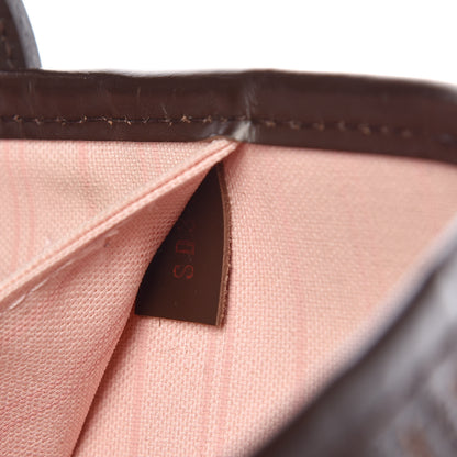 Louis Vuitton Damier Ebene Neo Neverfull MM Rose Ballerine 8 of 13