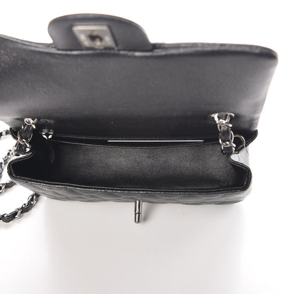 Chanel Iridescent Caviar Quilted Mini Rectangular Flap Black 5 of 10