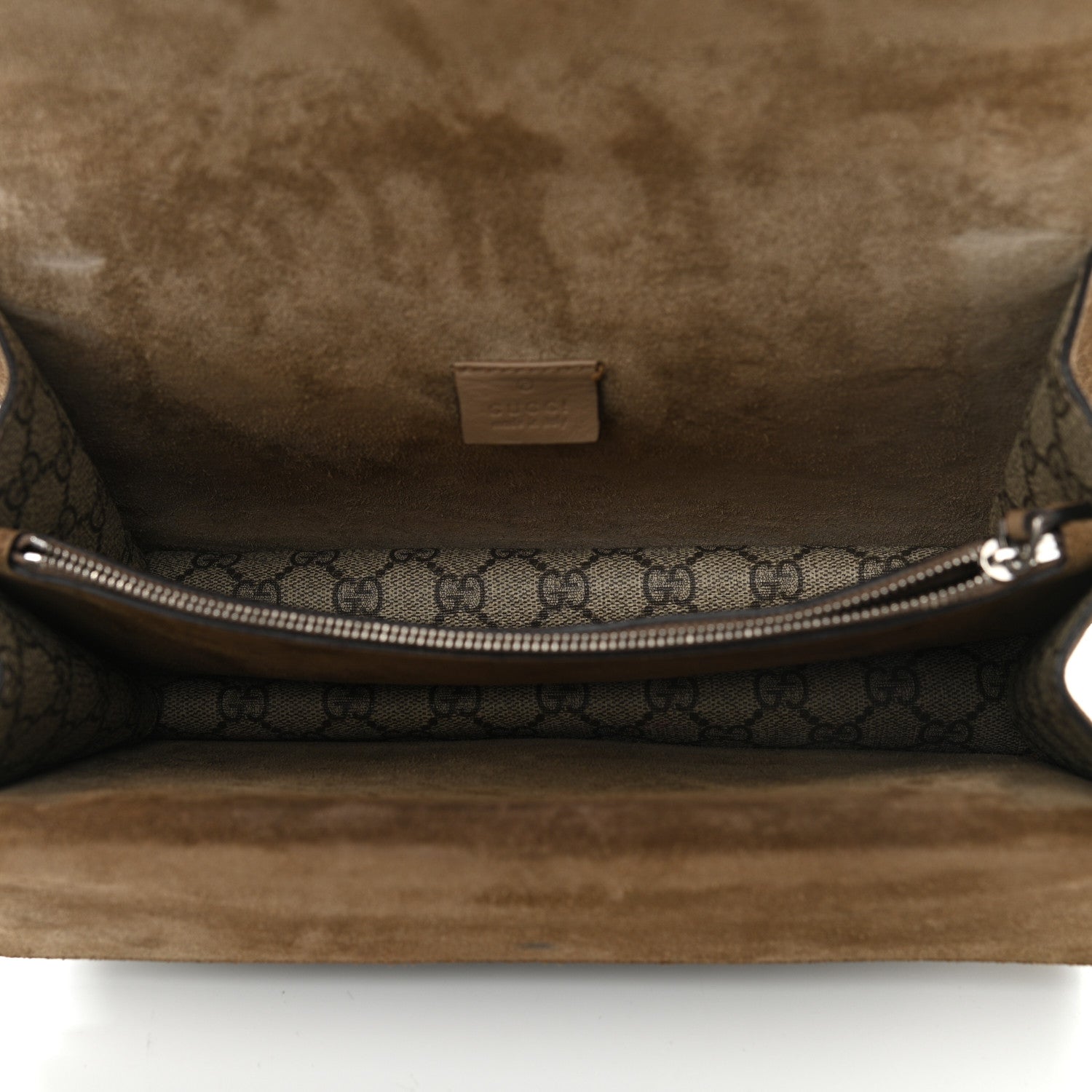 Gucci GG Supreme Monogram Small Dionysus Shoulder Bag Taupe 5 of 15