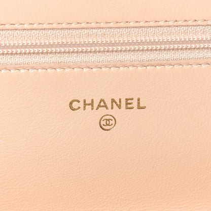 Chanel Caviar Timeless CC Wallet On Chain WOC Beige 6 of 11