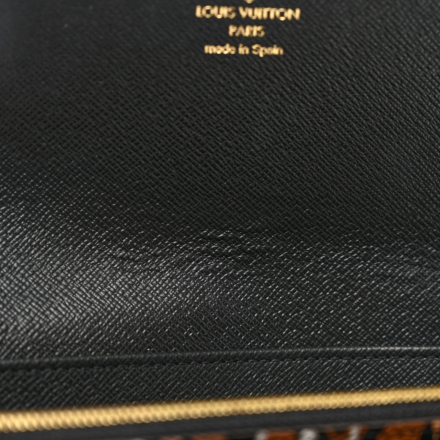 Louis Vuitton Monogram Giant Jungle Sarah Wallet Black 7 of 7