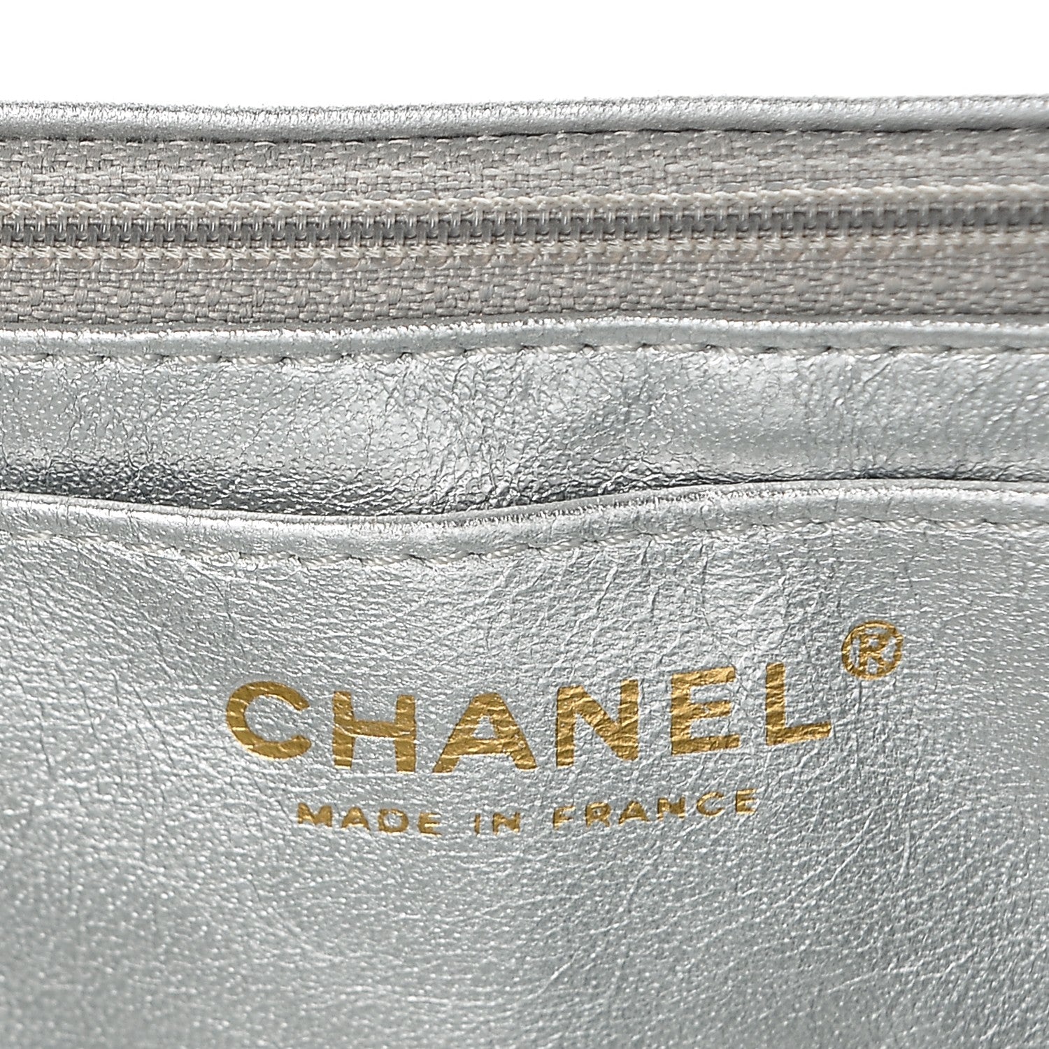 Chanel Metallic Lambskin Quilted Maxi Single Flap Silver 6 of 8