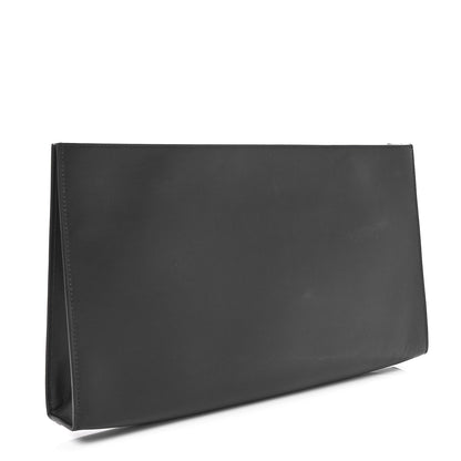 Gucci Calfskin Embossed XL Clutch Black 3 of 11