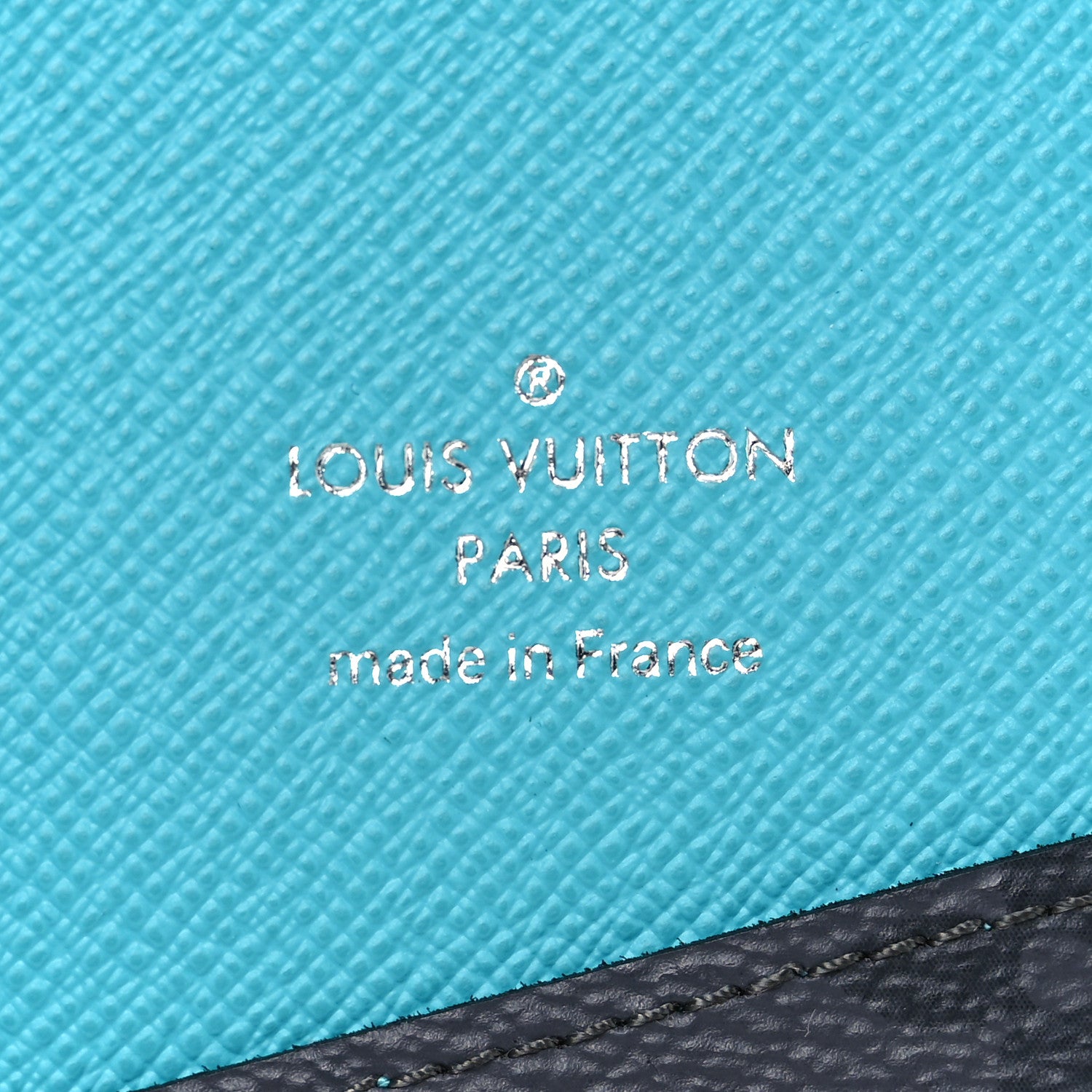 Louis Vuitton Monogram Macassar Pocket Organizer NM Turquoise 6 of 6
