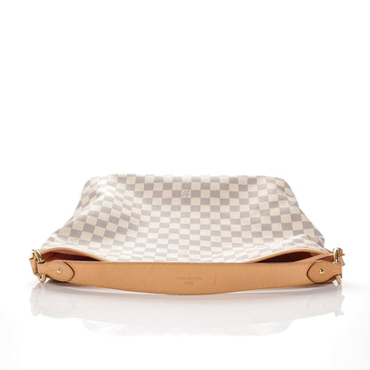Louis Vuitton Damier Azur Delightful MM Rose Ballerine 8 of 9