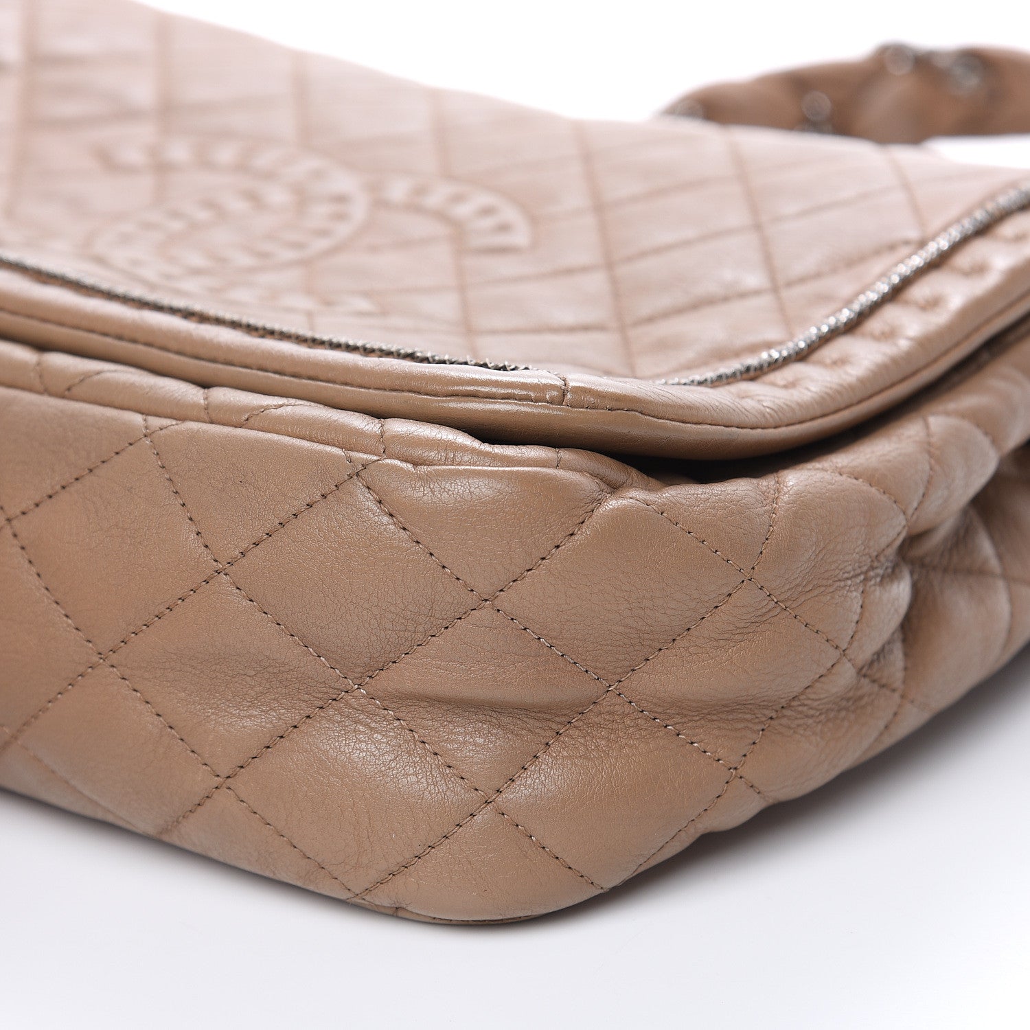 Chanel Calfskin Quilted Istanbul Flap Beige 10 of 16