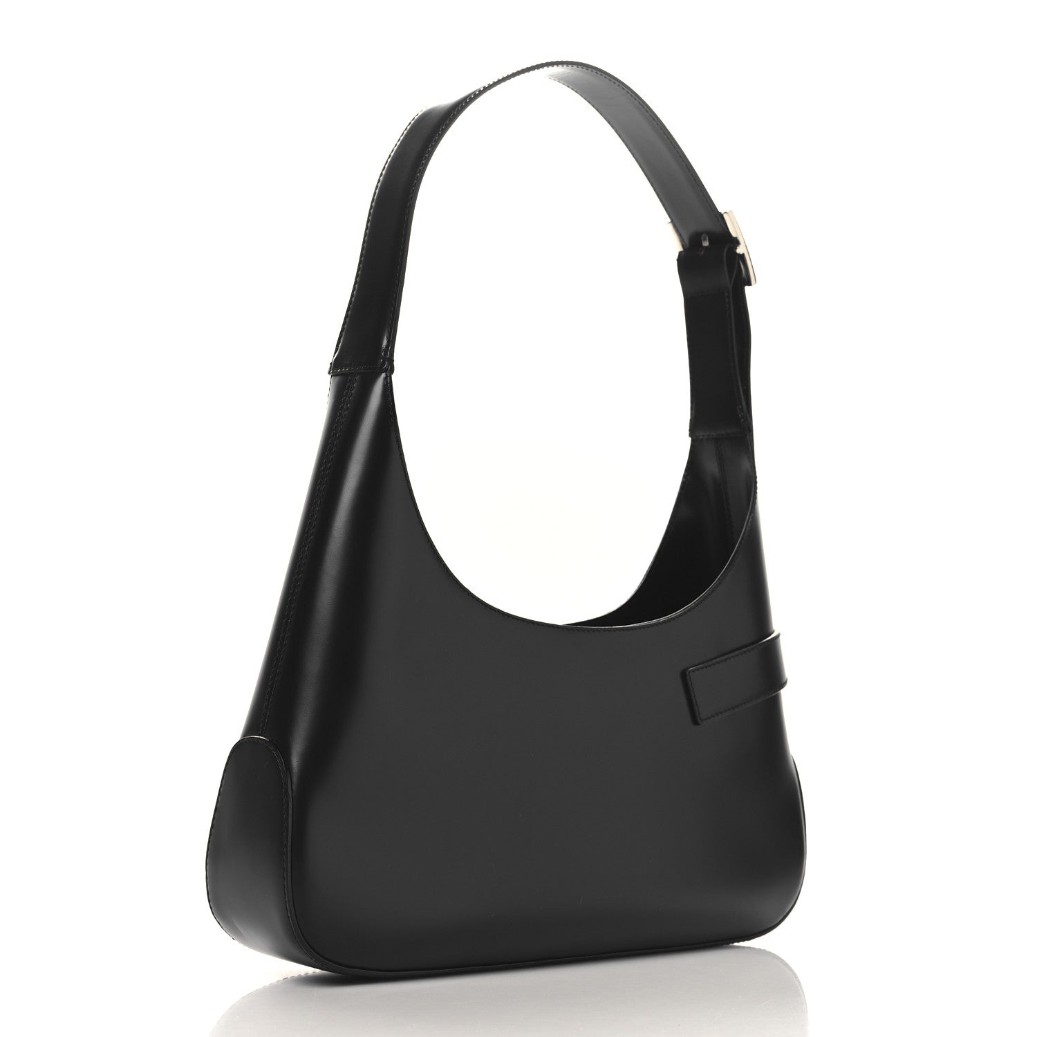 Salvatore Ferragamo Soft Calfskin Gancini Hobo Black 3 of 9