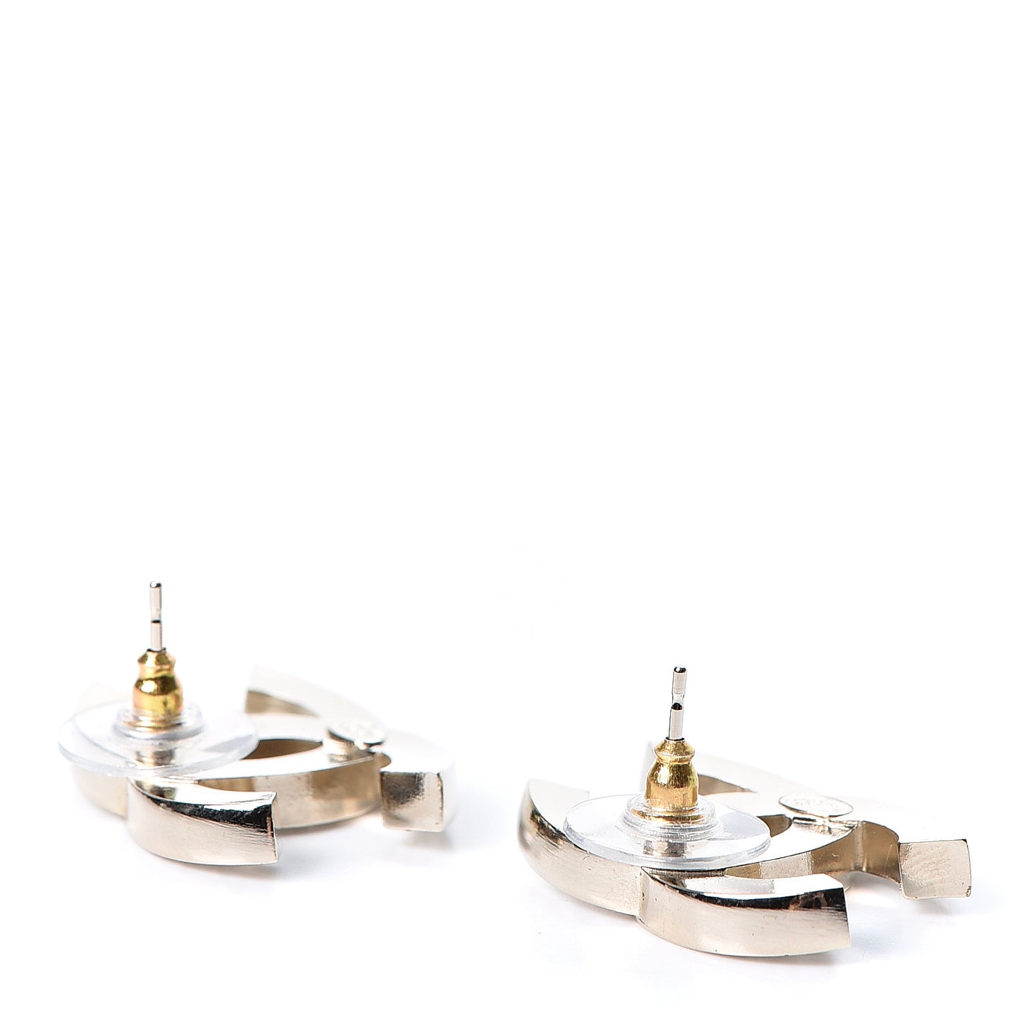 Crystal CC Earrings Gold