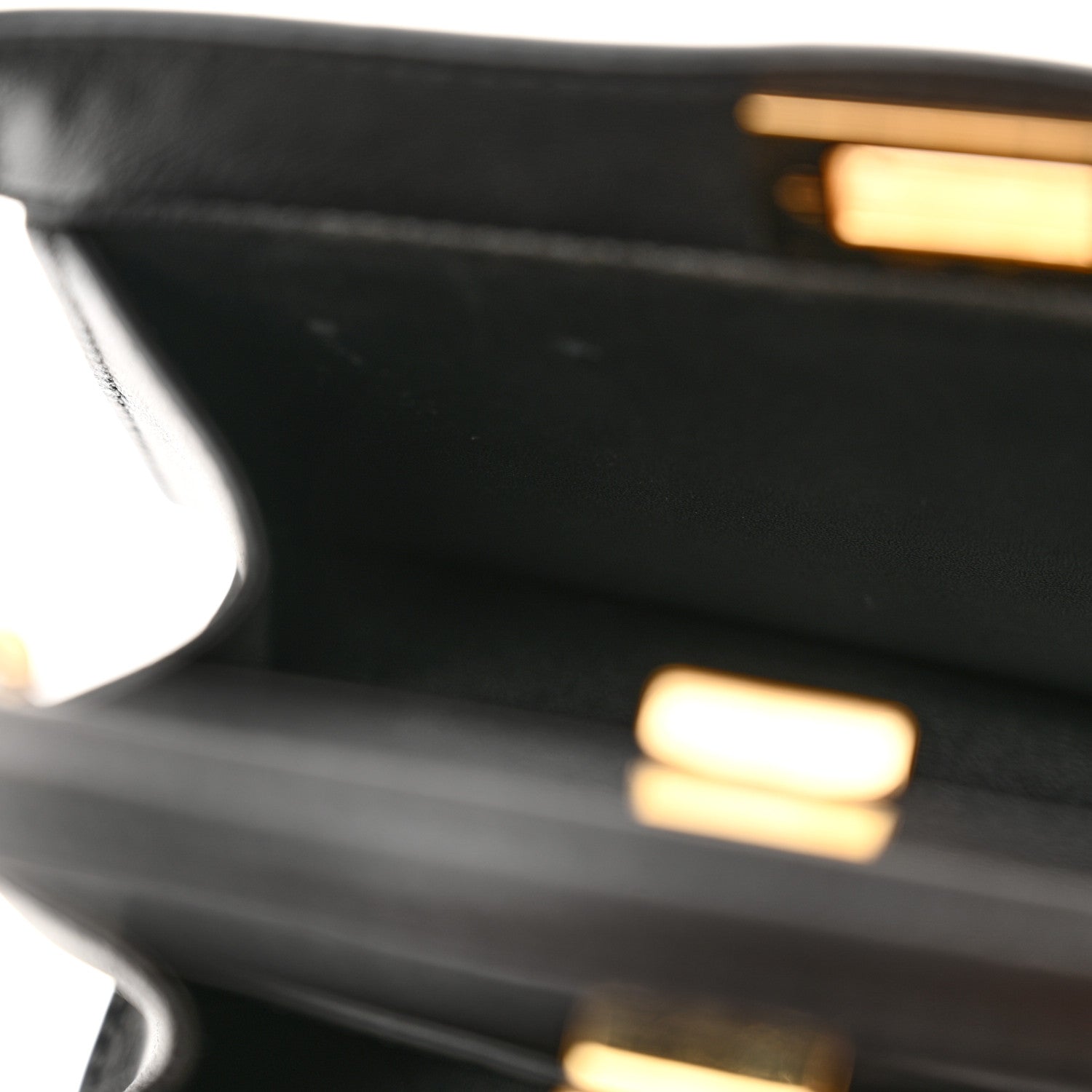 Fendi Shiny Nappa Petite Peekaboo I SEE U Satchel Black 13 of 16