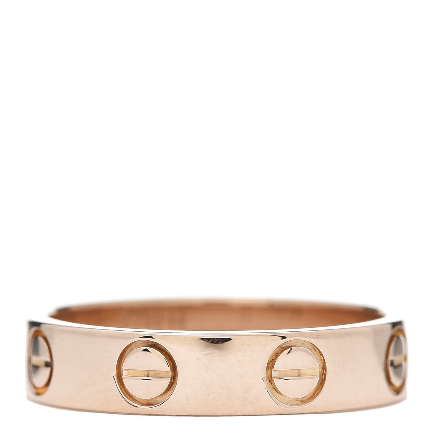 18K Pink Gold 3.5mm LOVE Wedding Band Ring 47 4