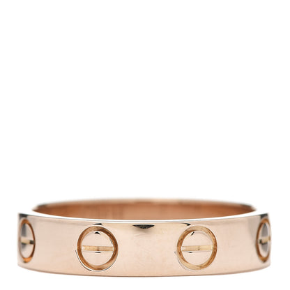 Cartier 18K Pink Gold 3.5mm LOVE Wedding Band Ring 47 4 3 of 4