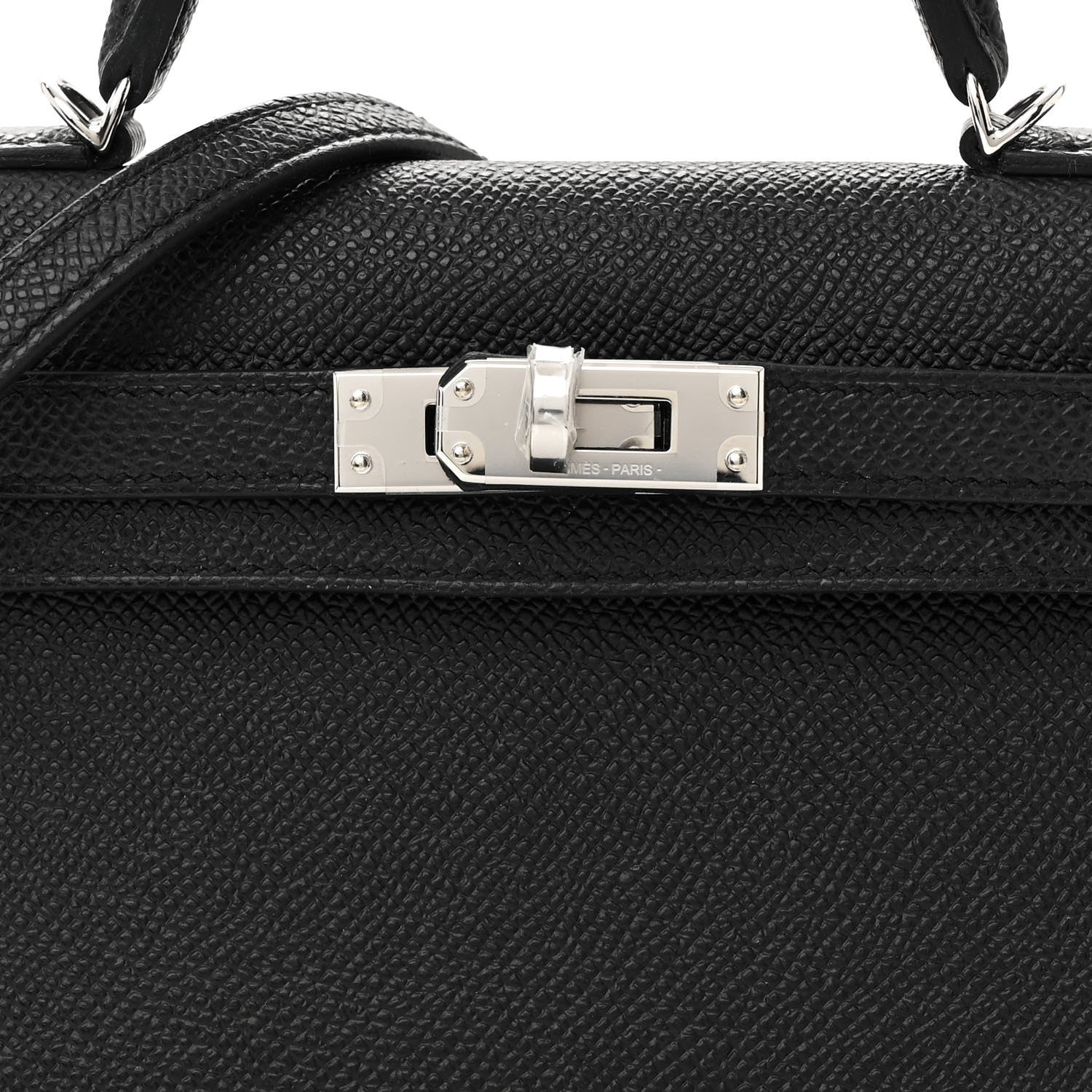 Hermes Epsom Mini Kelly Sellier 20 Black 7 of 10