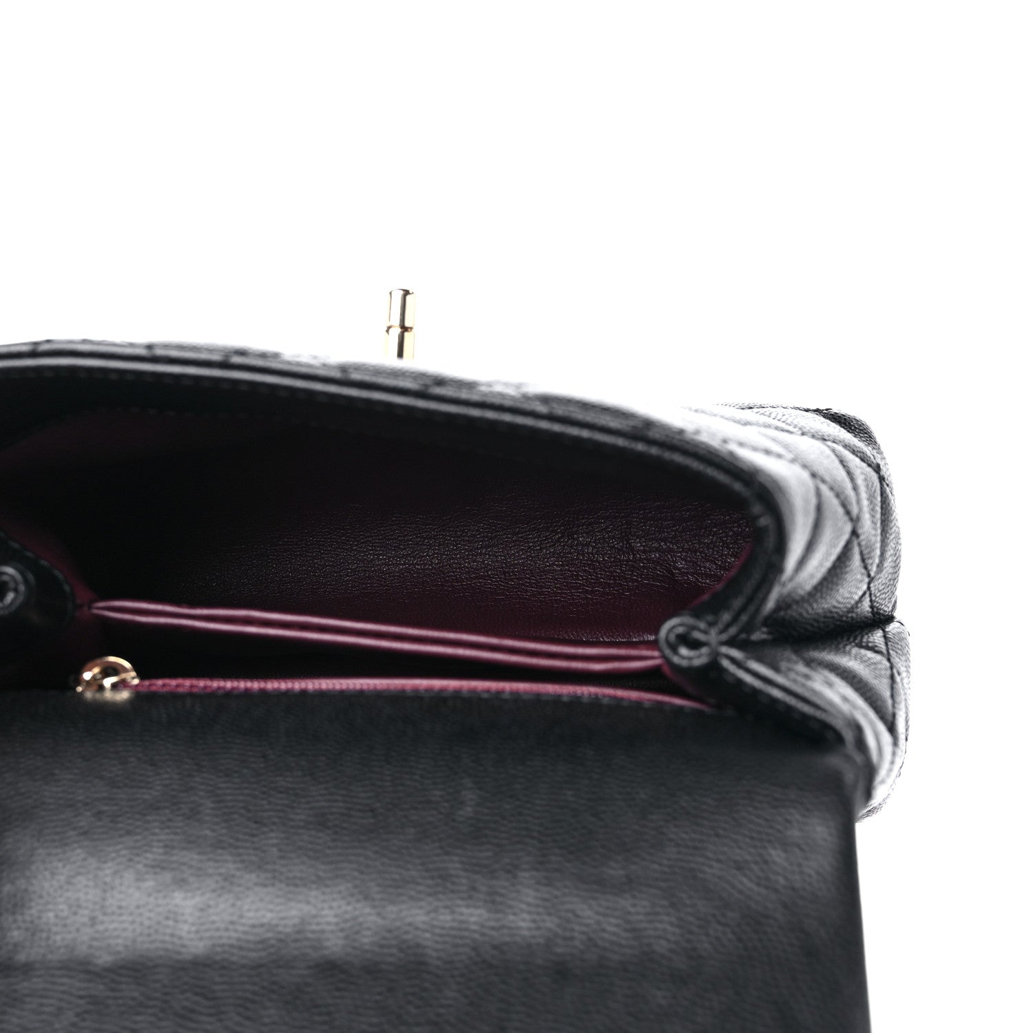 Chanel Caviar Quilted Extra Mini Coco Handle Flap Black 5 of 10