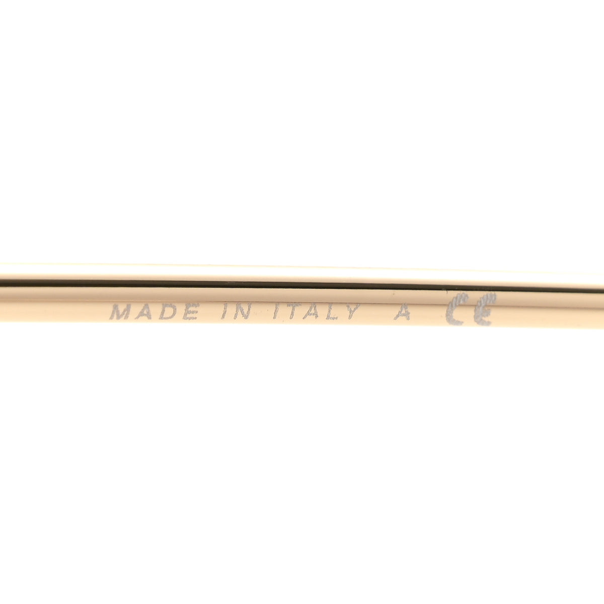 Metal Spring Round Sunglasses 4220 Gold Brown