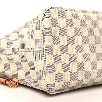 Louis Vuitton Damier Azur Neo Neverfull MM Rose Ballerine 8 of 11