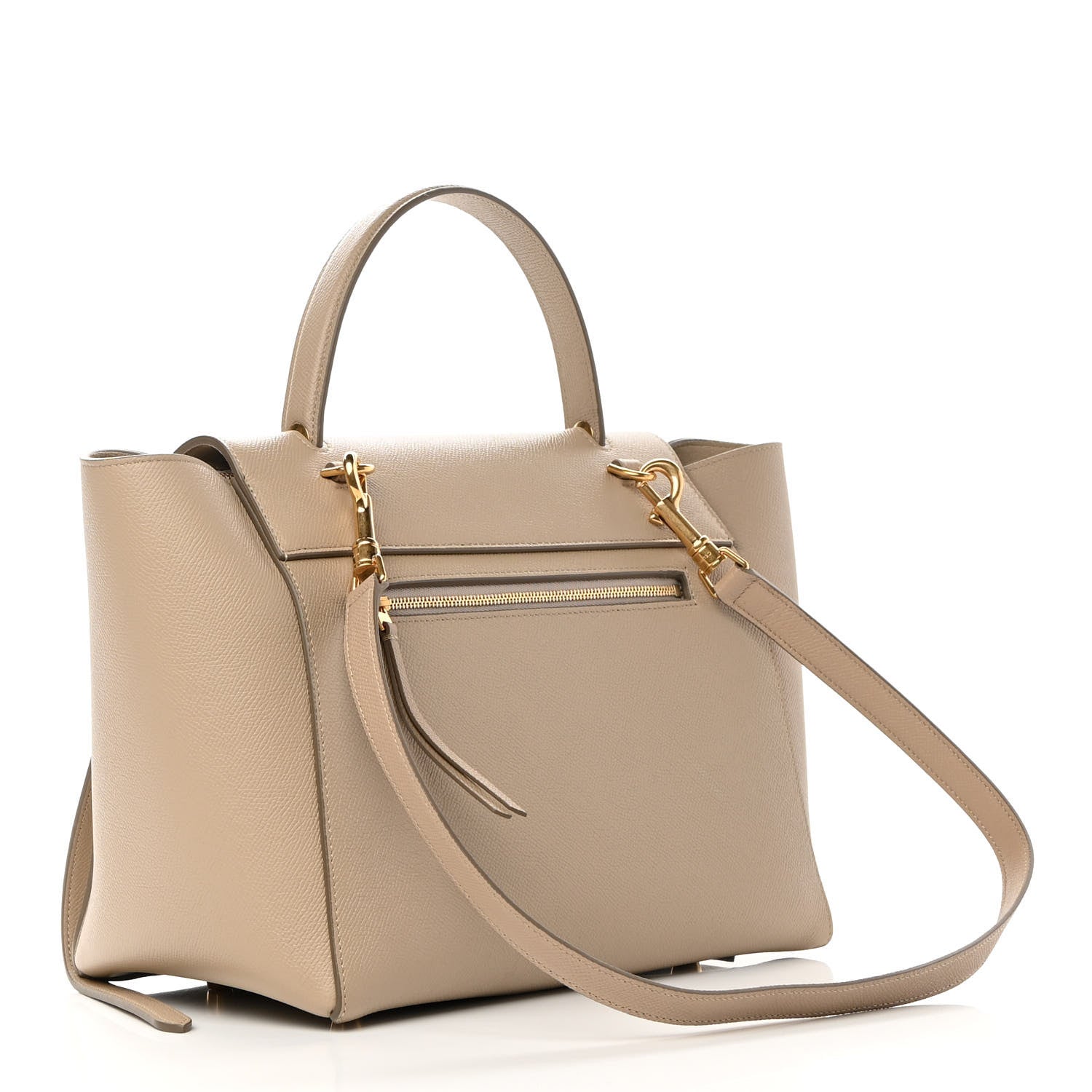 Celine Grained Calfskin Mini Belt Bag Light Taupe 3 of 13