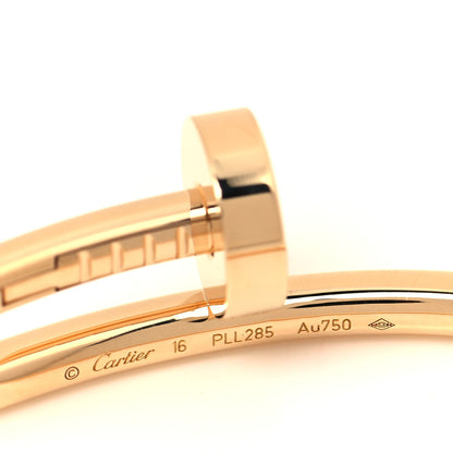 Cartier 18K Yellow Gold Juste Un Clou Bracelet 16 4 of 5