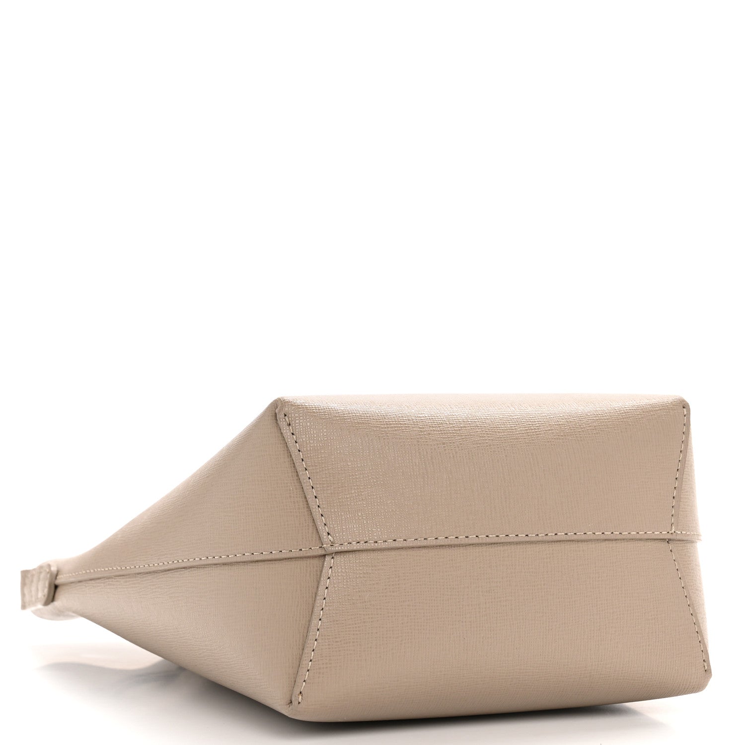 Mansur Gavriel Saffiano Mini Mini Bucket Bag Beige 4 of 10
