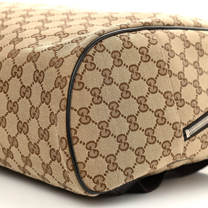Gucci Monogram Travel Backpack Dark Brown 10 of 11
