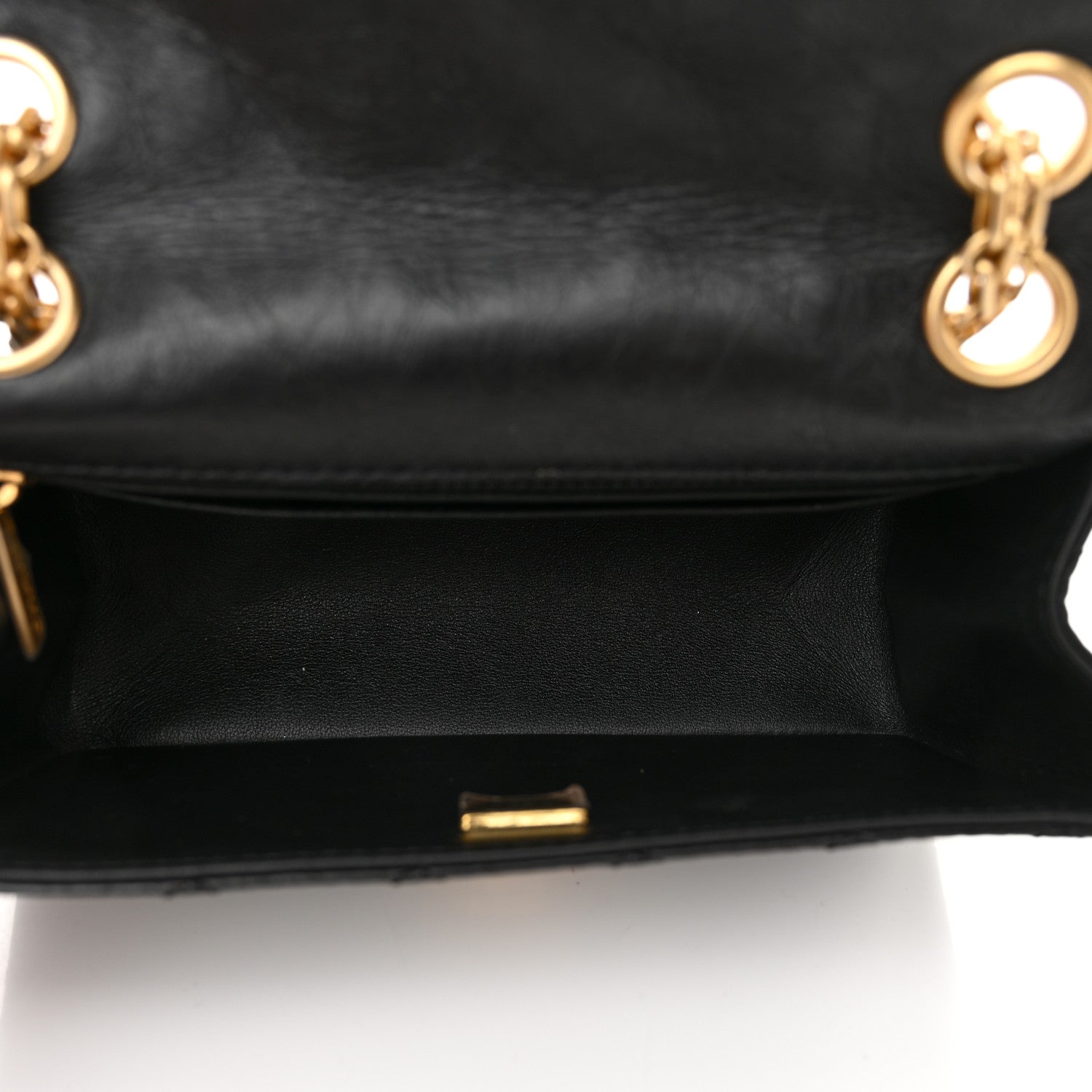 Chanel Aged Calfskin Quilted 2.55 Reissue Mini Flap Black 5 of 13