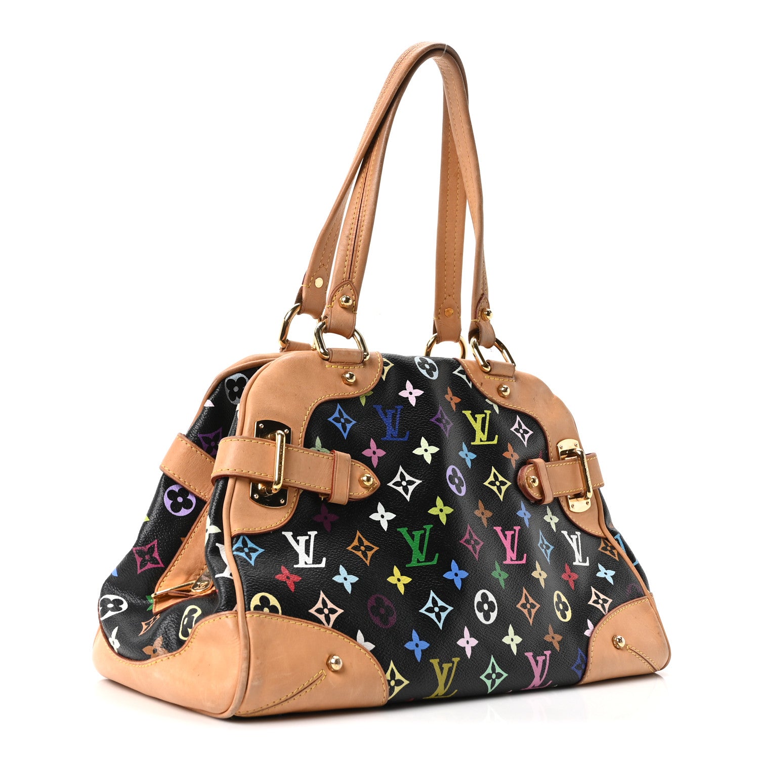 Louis Vuitton Monogram Multicolor Claudia Black 2 of 8