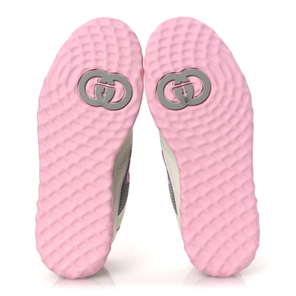 Gucci Dali Soft Calfskin Womens Mac80 Sneakers 37 Off White Grey Sky Light Rose 7 of 11