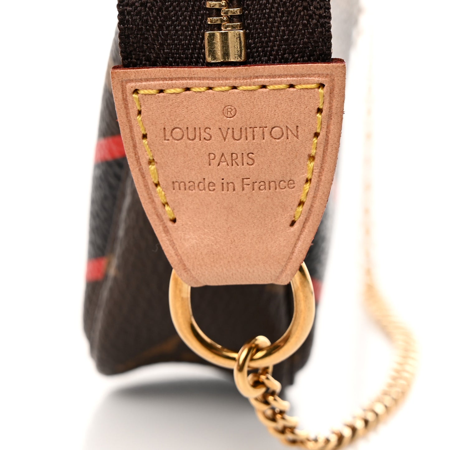 Monogram My LV Heritage Mini Pochette Accessories Rouge Black