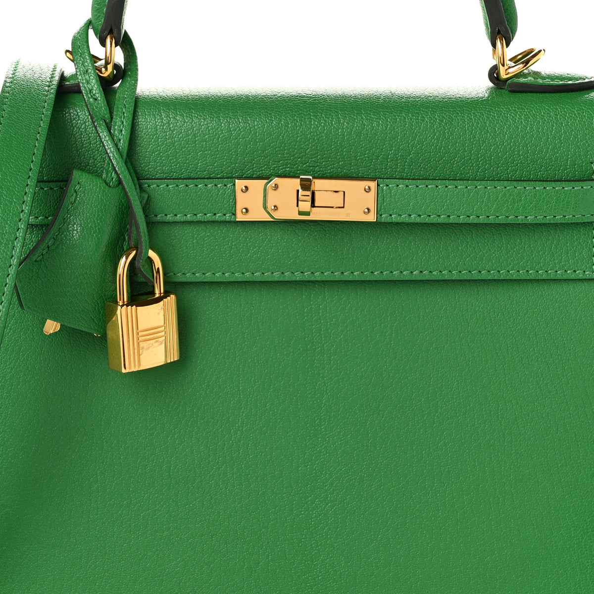 Hermes Chevre Chamkila Kelly Sellier 25 Bambou 8 of 11