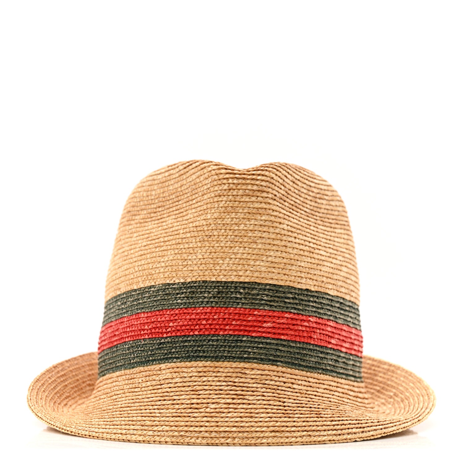 Gucci Abaca Straw Web Fedora Hat S 3 of 11