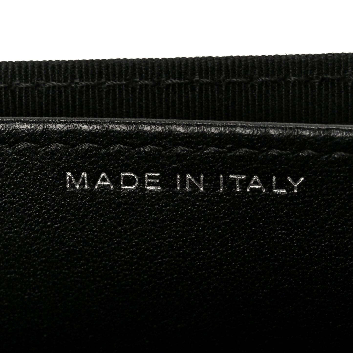 Aged Calfskin Quilted Reissue Flap Card Holder Wallet So Black