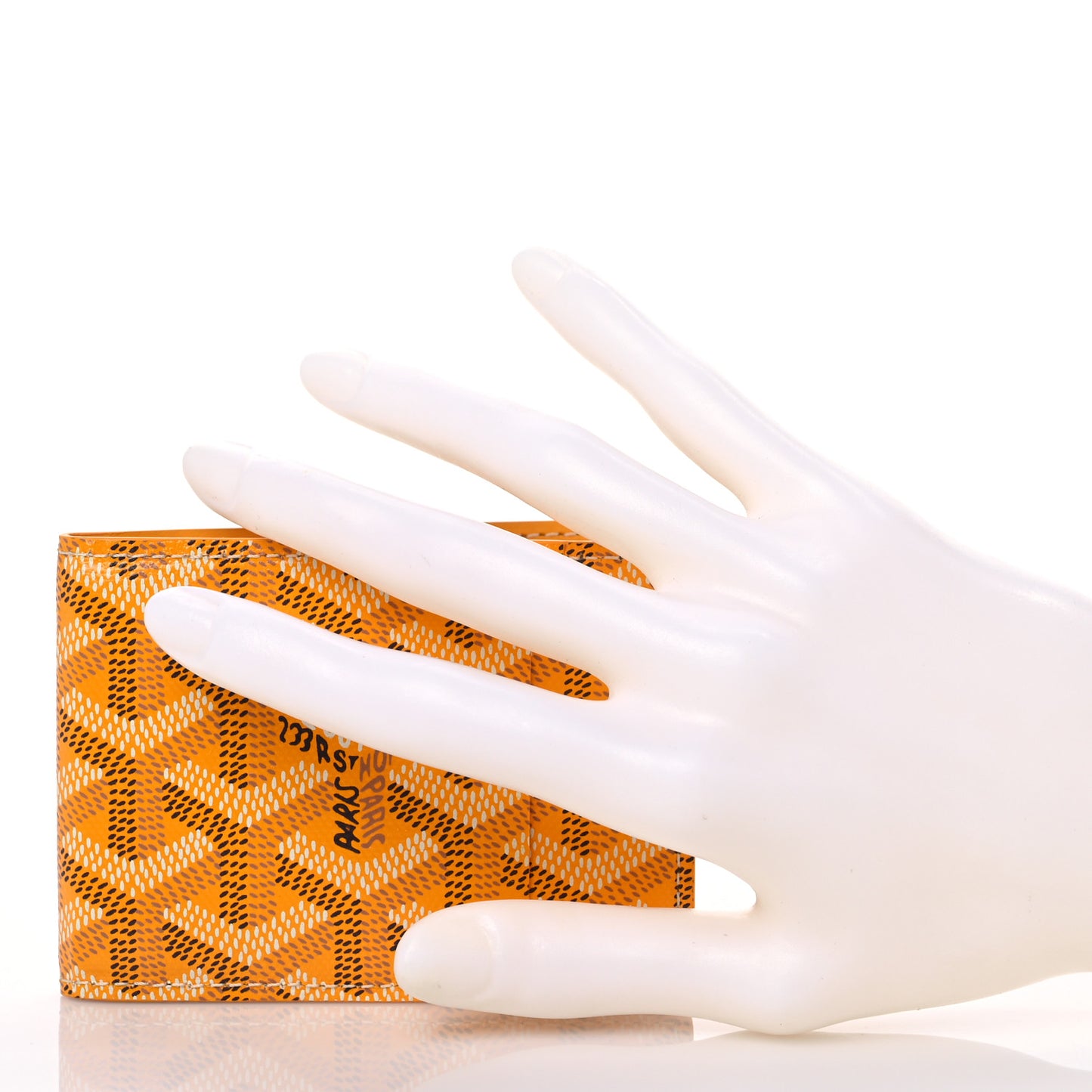 Goyardine Bi-Fold Victoire PM Wallet Yellow