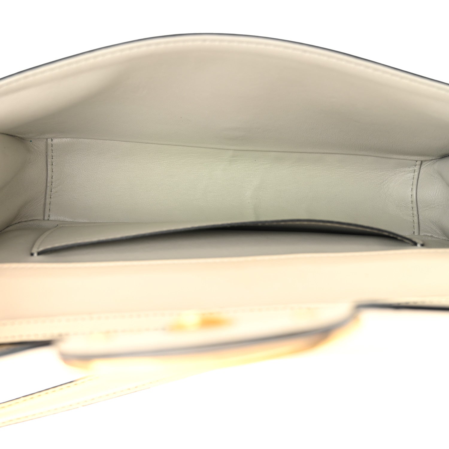 Valentino Garavani Calfskin Vlogo Loco Shoulder Bag Light Ivory 5 of 10