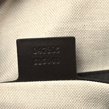 Gucci Monogram Selleria Calfskin Vintage Web Medium Boston Beige Ebony Cocoa 7 of 10