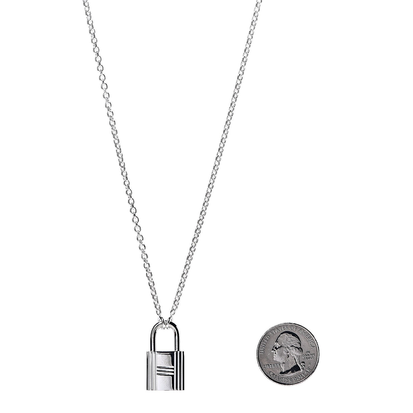 Sterling Silver Amulette Cadenas Kelly Pendant Necklace